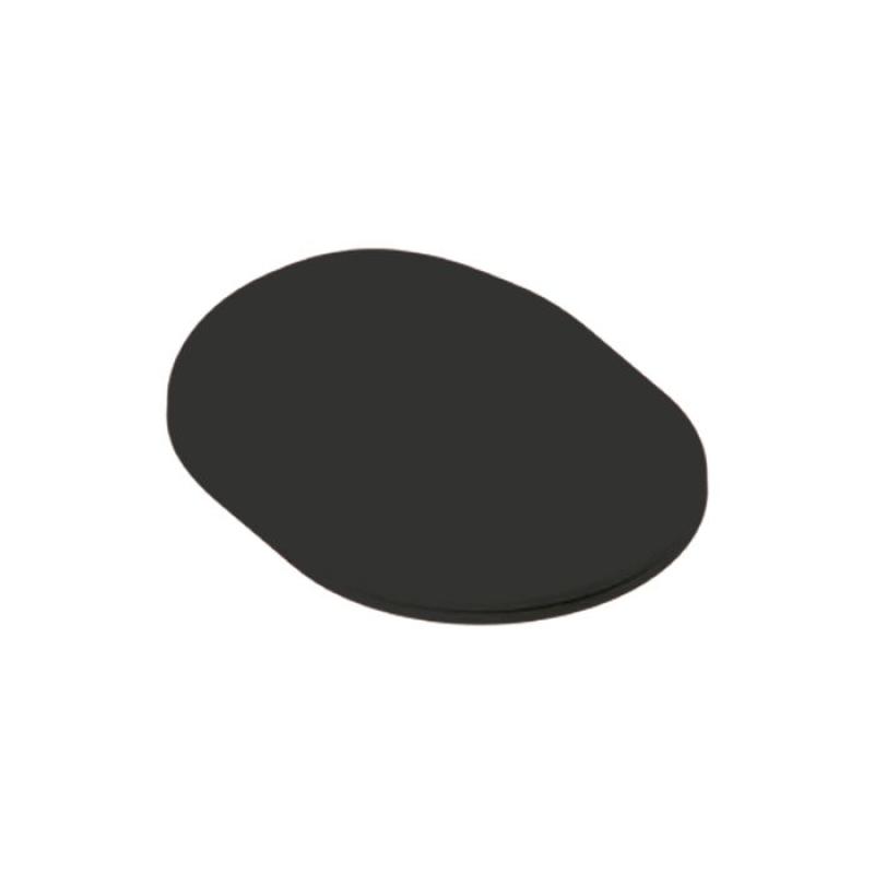 Čierna matná, CHA001 17 71 ( s chromovaným pántom )