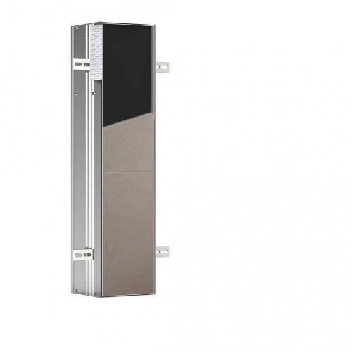 Emco ASIS  Module Plus vstavaná skrinka pre WC kefu+toaletný papier  154x803 mm 975611000