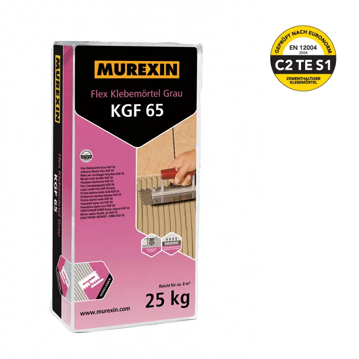 Murexin FLEXKLEBEMORTEL GRAU pružná lepiaca malta /lepidlo/šedá 25KG KGF65