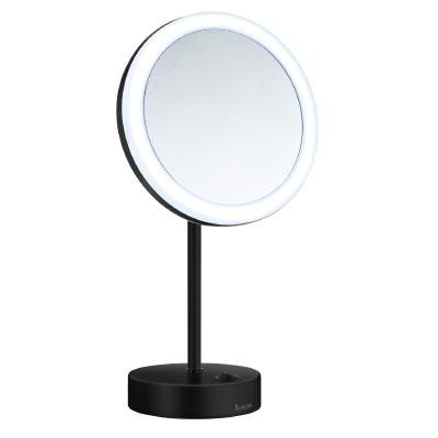 Smedbo OUTLINE kozmetické zrkadlo s LED osvetlením FK484EBP Čierna matná