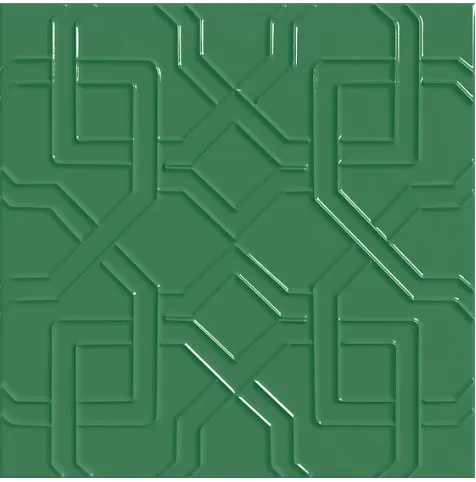 41zero42  SUPERCLASSICA SCB PATH Verde, obklad, 15x15cm, 10mm lesk,  4101013