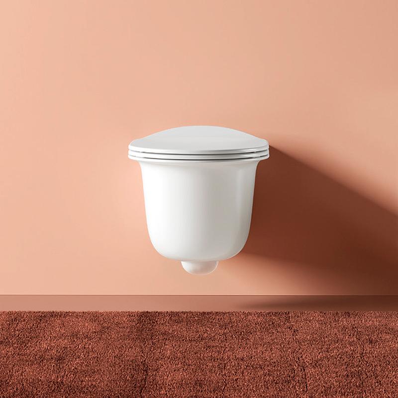 Artceram CHIC, toaleta závesná, keramická, základné farby, 27X38X54 cm, CHV001