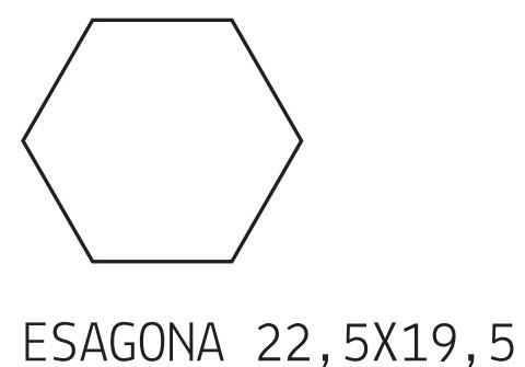 41zero42 MATE Terra, Esagona, dlažba, 22,5X19,5 cm, hrúbka 9,5 mm