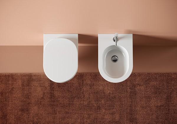 Artceram CHIC, toaleta závesná, keramická, základné farby, 27X38X54 cm, CHV001