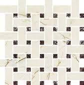 Fioranese MARMOREA INTENSA Mozaika Weave- Venato Caramel 74x148cm 10mm   M52MS2L