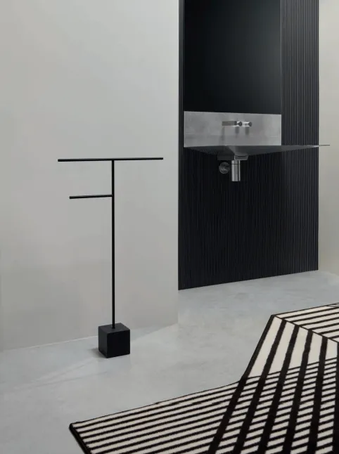 Antonio Lupi BIVIO3 Držiak uterákov toaletného  matný lak v.80 cm
