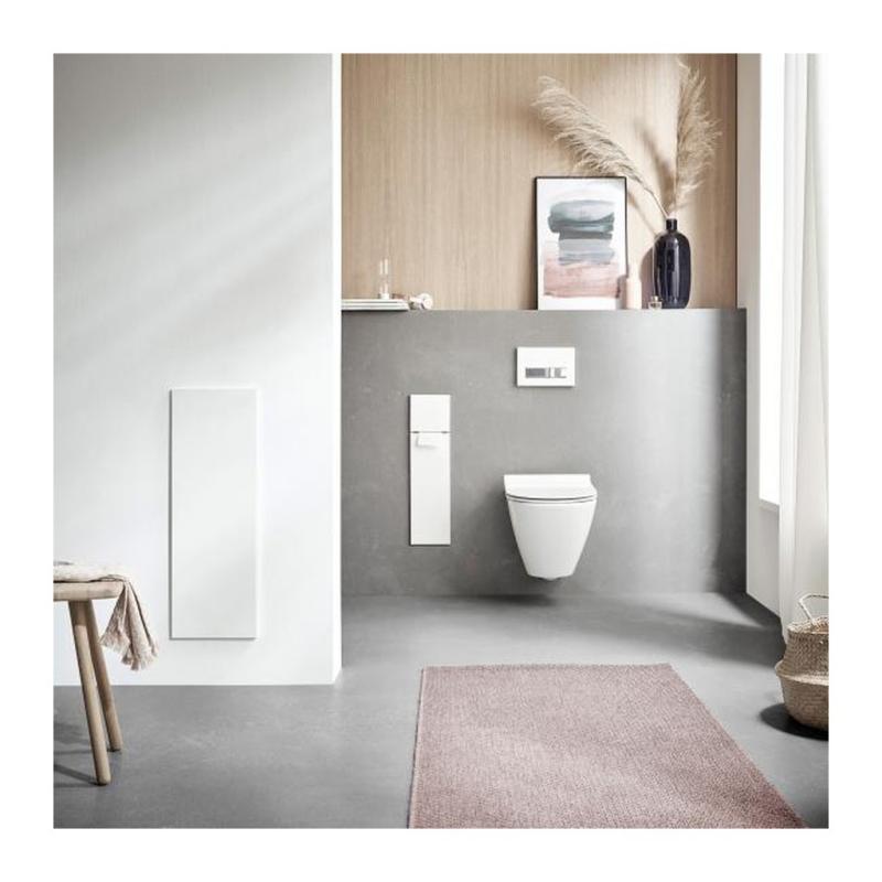 Emco ASIS Module Pure  vstavaná skrinka na WC kefu + toaletný papier 170x600 mm 975551302