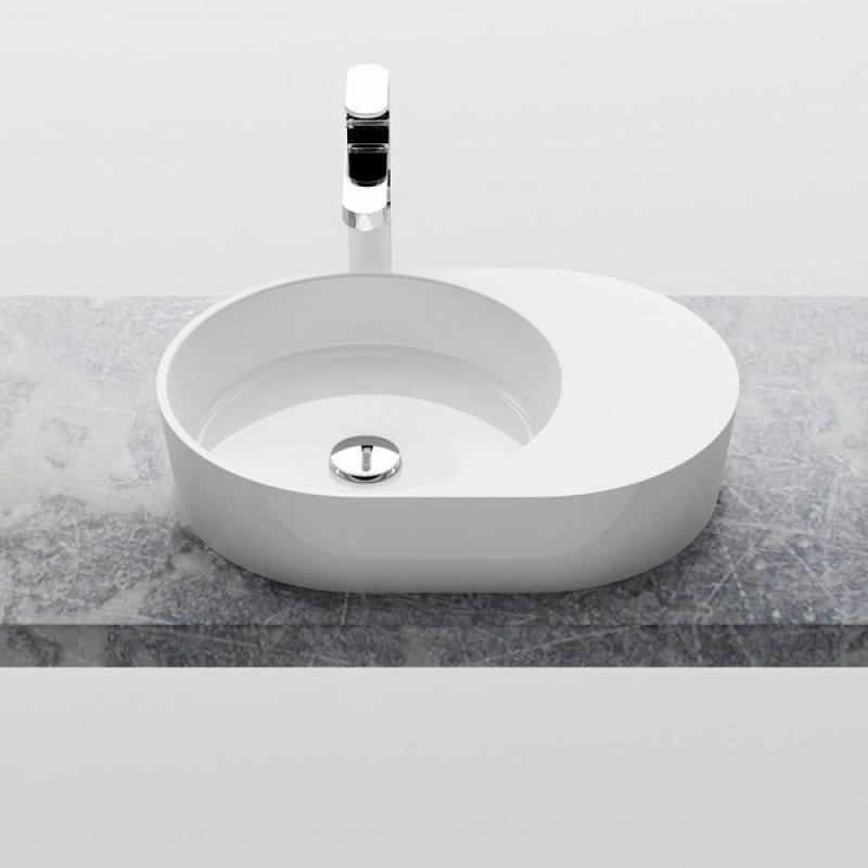 Ravak MOON 2S, umývadlo, 56x40x12 cm, biele, XJN01300003