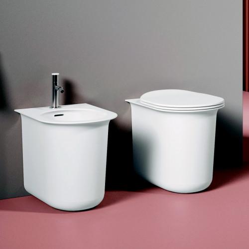 Artceram CHIC, toaleta stojatá, keramická, lesklé farby, 42x36X54 cm CHV002
