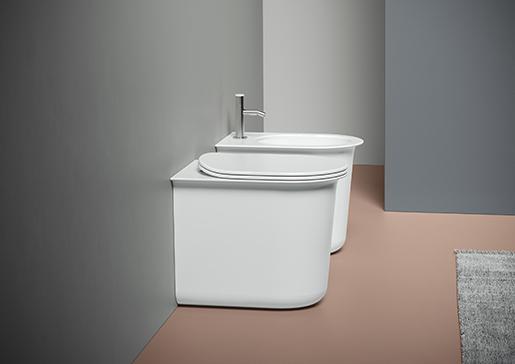 Artceram CHIC, toaleta stojatá, keramická, základné farby, 42x36X54 cm CHV002