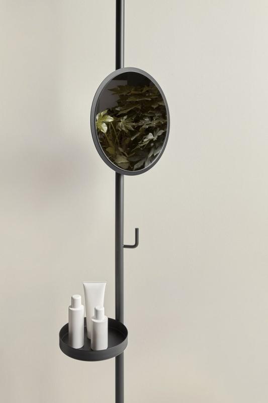 Antonio Lupi CACTUS, zrkadlo s oceľovým rámom,ø 38 cm