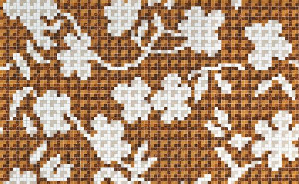 Bisazza FLOWER CORNER BROWN  10x10mm mozaika
