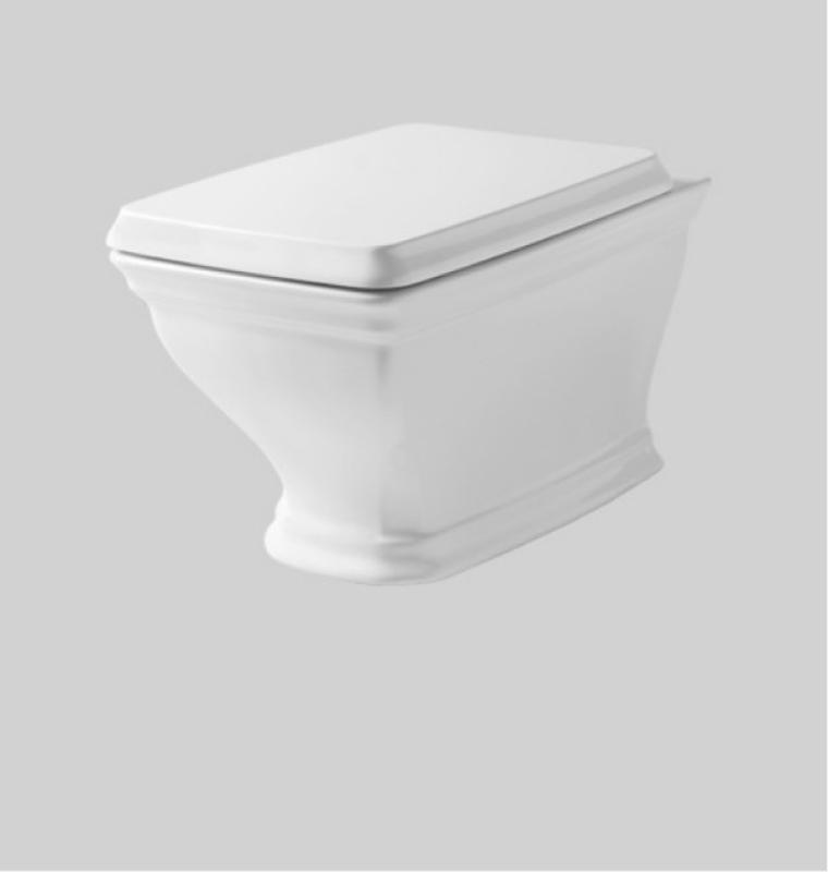 Artceram CIVITAS, závesné WC, základné farby, keramické, 37X36X53,5 cm, CIV001