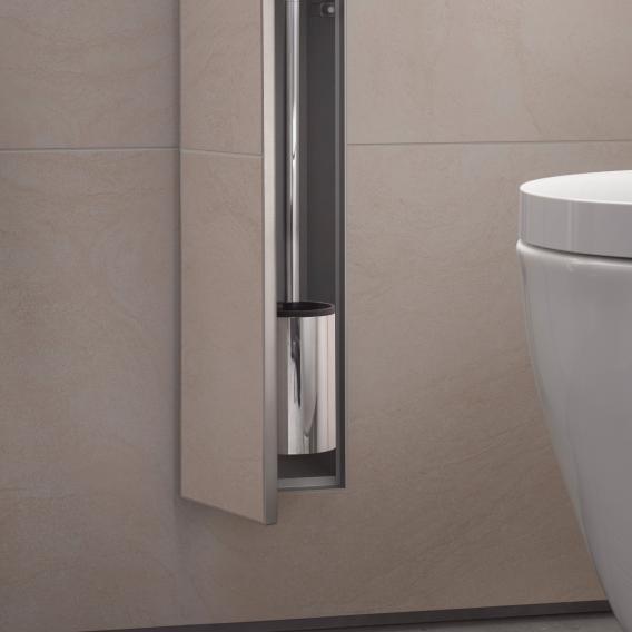 Emco ASIS  Module Plus vstavaná skrinka pre WC kefu+toaletný papier  154x803 mm 975611000