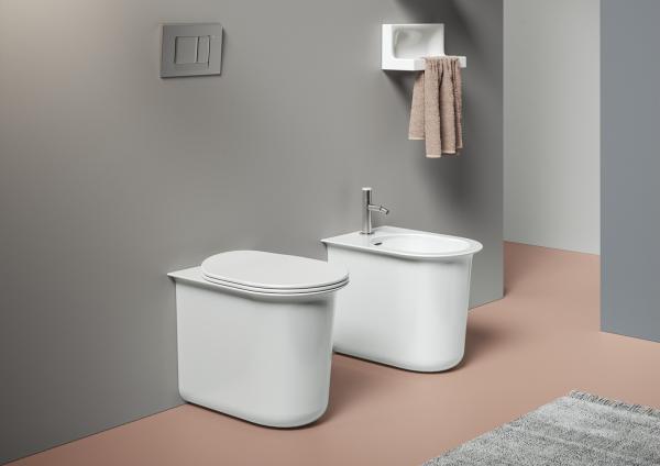 Artceram CHIC, toaleta stojatá, keramická, štrk, 42x36X54 cm CHV002