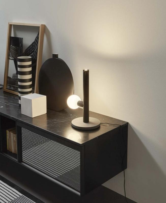Antonio Lupi APOLLO,stolová lampa s LED osvetlením, 44Xø22 cm