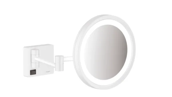 Hansgrohe ADDSTORIS, kozmetické zrkadlo s LED s osvetlením