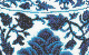 Bisazza BLUE VASES 10x10mm mozaika