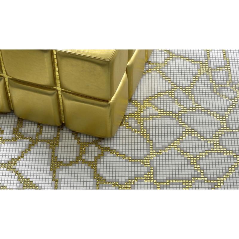Bisazza  FRAGMENT GOLD 12x12mm mozaika