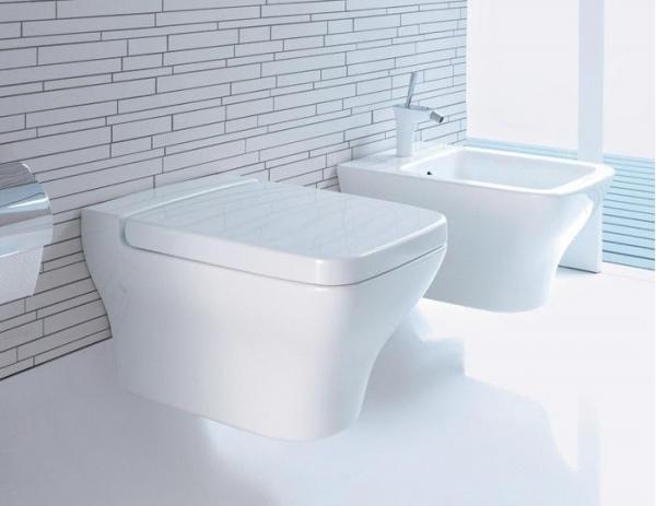 Duravit PURAVIDA WC závesné 22190900001, s povrchovou úpravou wondergliss, biele