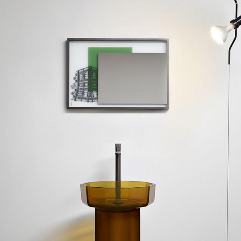 Antonio Lupi COLLAGE, zrkadlo s troma vrstvami, 50X72 cm, COLLAGE358
