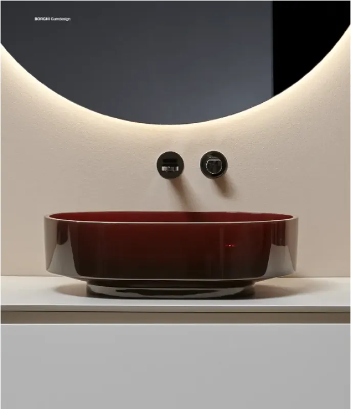 Antonio Lupi BORGHI, oválna umývadlová misa 60x40X17,5 cm, BORGHI60
