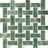 Fioranese MARMOREA INTENSA Mozaika Weave- Emerald Dream 74x148cm 10mm   M58MS2L