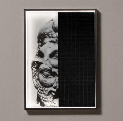 Antonio Lupi COLLAGE, zrkadlo s potlačou bez LED osvetlenia, 75X54 cm,  COLLAGE353