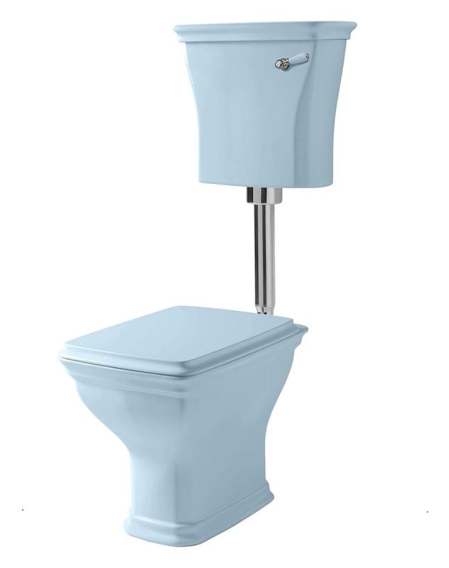 Artceram CIVITAS, stojace WC s podlahovým odtokom, 46x36X54 cm, lesklé farby, CIV002