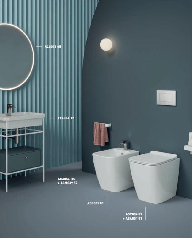 Artceram A16, WC sedádtko so spomaľovačom, základné farby, 4X36X45,5 cm, ASA001
