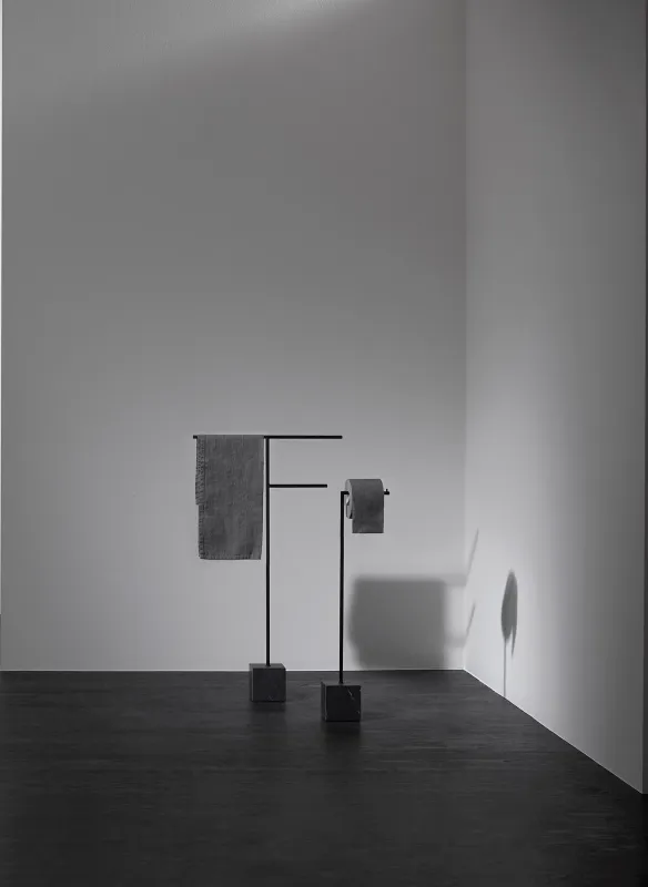 Antonio Lupi BIVIOCOMBI,  držiak toaletného papiera a WC kefy, 68X10X16,5 cm, BIVIOCOMBI1