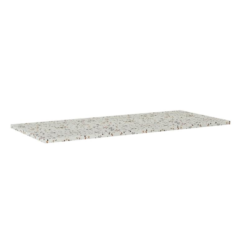 Lotosan TERRAZZO, doska pod umývadlo, 122,2X2X49,4 cm